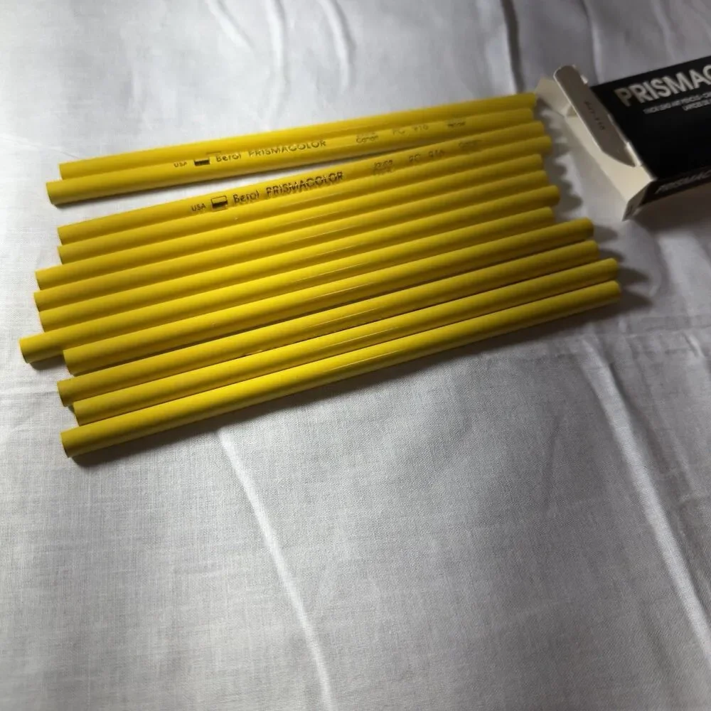 PRISMACOLOR COLORED PENCIL LEAD/BARREL DOZEN - CANARY YELLOW 916